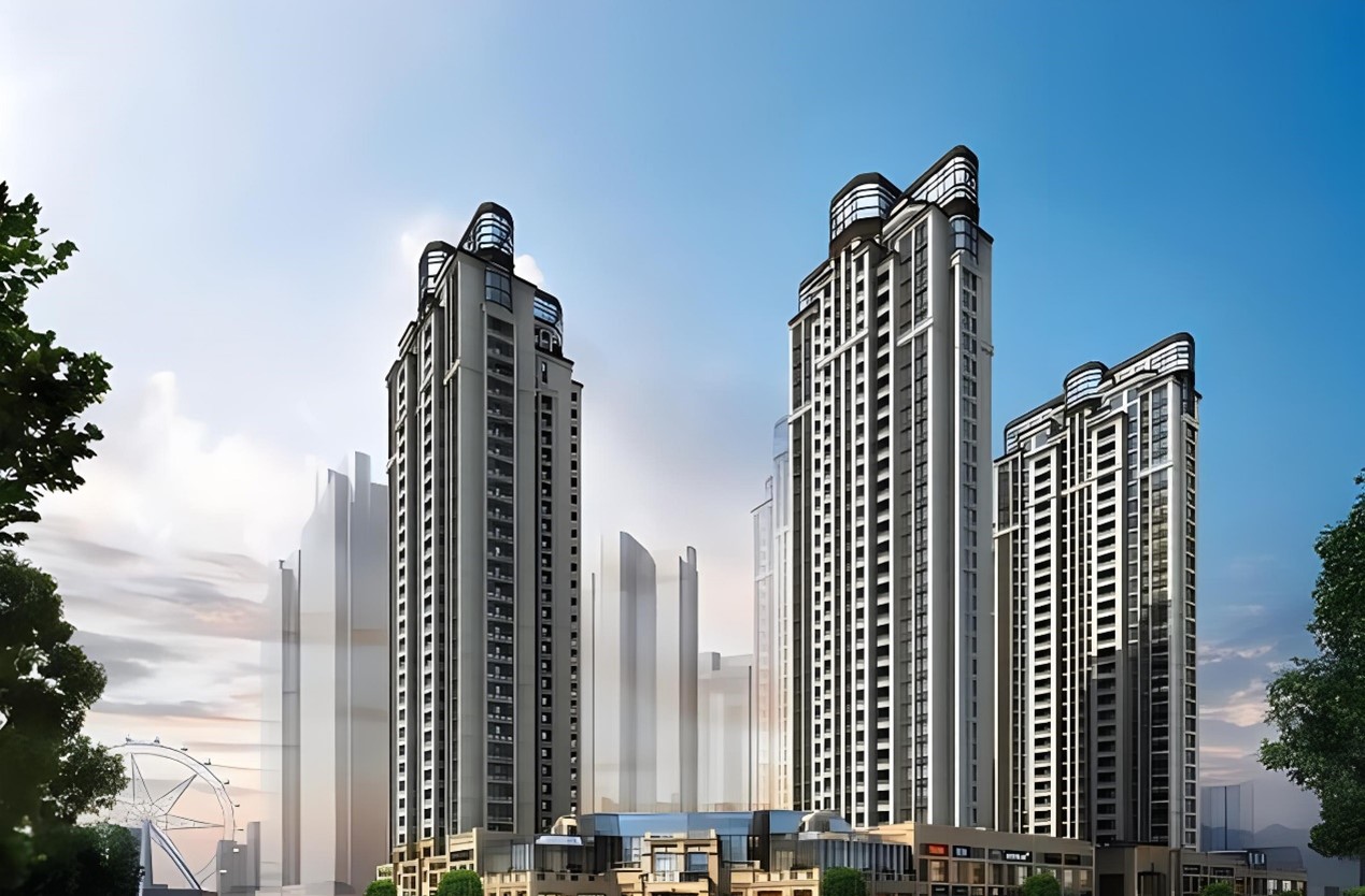 楼盘外观,楼盘开盘_大山谷图库
